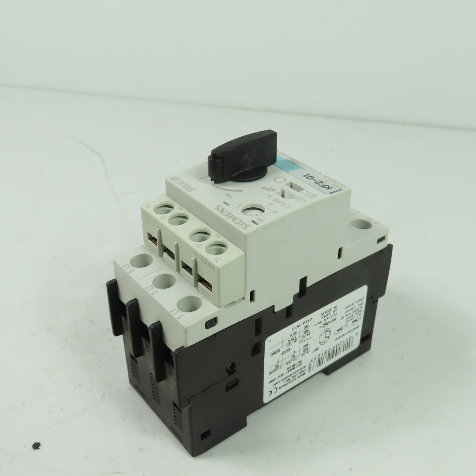 Siemens 3RV1021-4DA10 3 Pole Manual Motor Starter Circuit Breaker 600V 25A