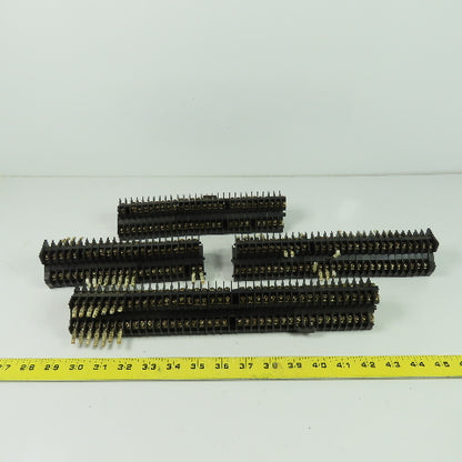 Togi CTW-15S 2 Lot Of 100+ Terminal Blocks Din Rail Mount