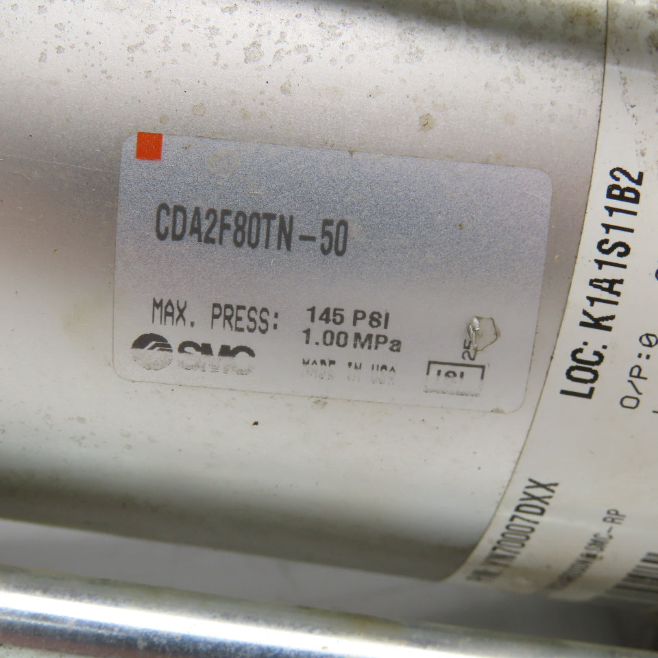 SMC CDA2F80TN-50 80mm Bore 50mm Stroke Double Acting Air Cylinder