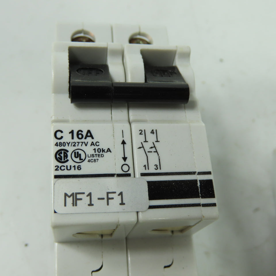 Altech 2CU16 Circuit Breaker 10kA 480Y/277VAC Lot Of 2
