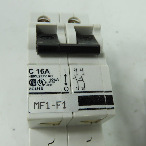 Altech 2CU16 Circuit Breaker 10kA 480Y/277VAC Lot Of 2
