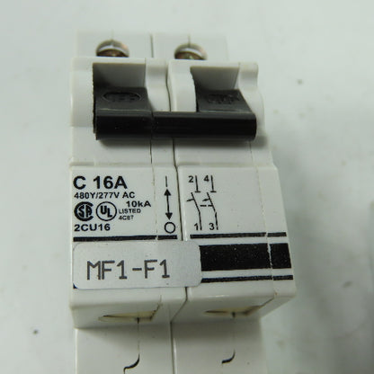 Altech 2CU16 Circuit Breaker 10kA 480Y/277VAC Lot Of 2