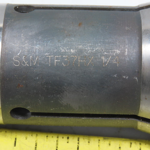S & M TF37HX Precision Collet 1/4" Hex