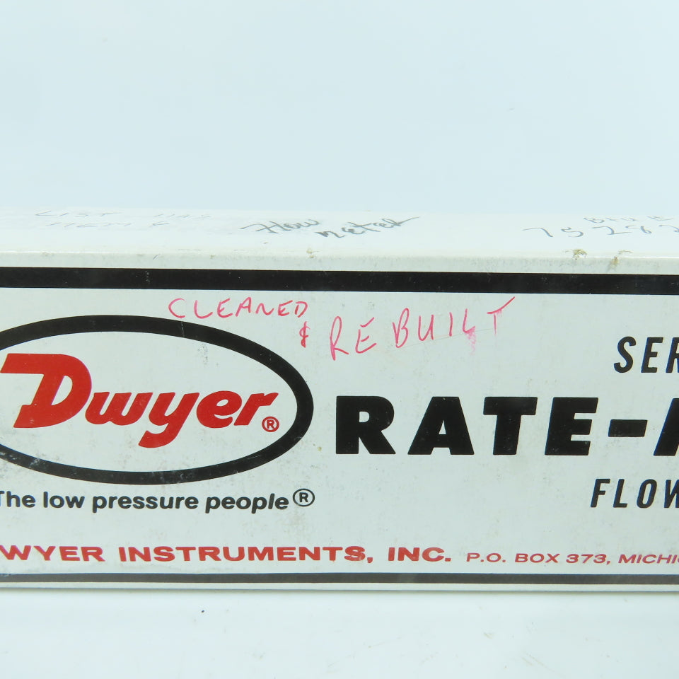 Dwyer 57-193135-00 RMB Rate-Master Flow Meter 70PSI 130°F LPM Air