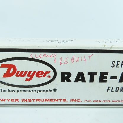 Dwyer 57-193135-00 RMB Rate-Master Flow Meter 70PSI 130°F LPM Air