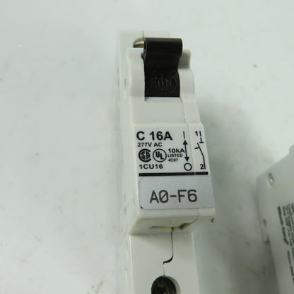 Altech 3CU16 Circuit Breaker 10kA 277VAC Lot Of 2