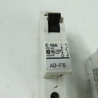Altech 3CU16 Circuit Breaker 10kA 277VAC Lot Of 2