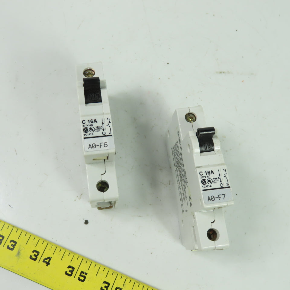 Altech 3CU16 Circuit Breaker 10kA 277VAC Lot Of 2