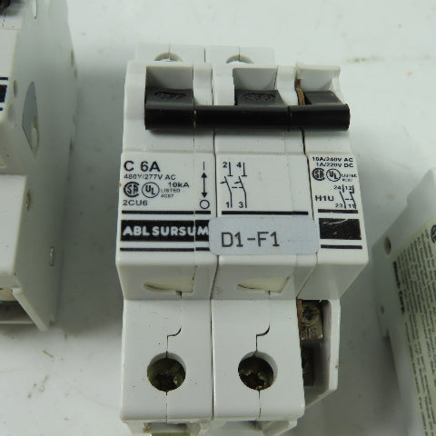 Altech 2CU6 Circuit Breaker 10kA 480Y/277VAC Lot Of 3