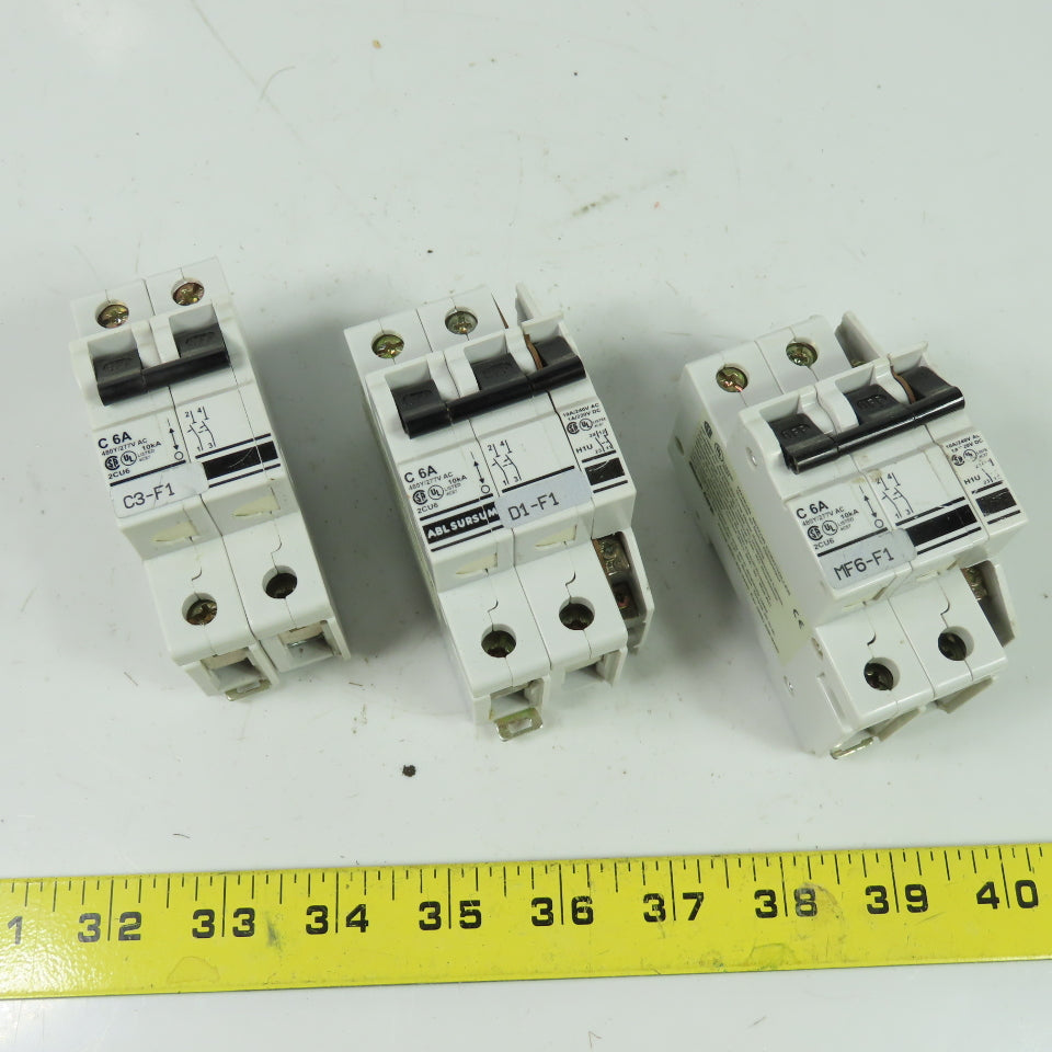 Altech 2CU6 Circuit Breaker 10kA 480Y/277VAC Lot Of 3