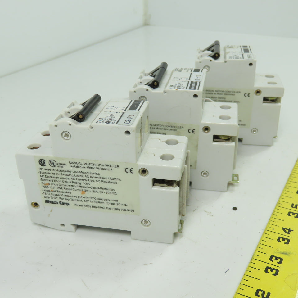 Altech 2CU6 Circuit Breaker 10kA 480Y/277VAC Lot Of 3