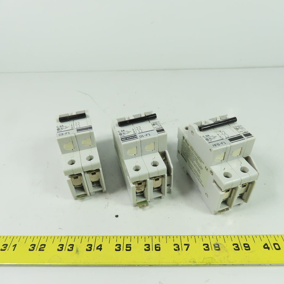 Altech 2CU6 Circuit Breaker 10kA 480Y/277VAC Lot Of 3