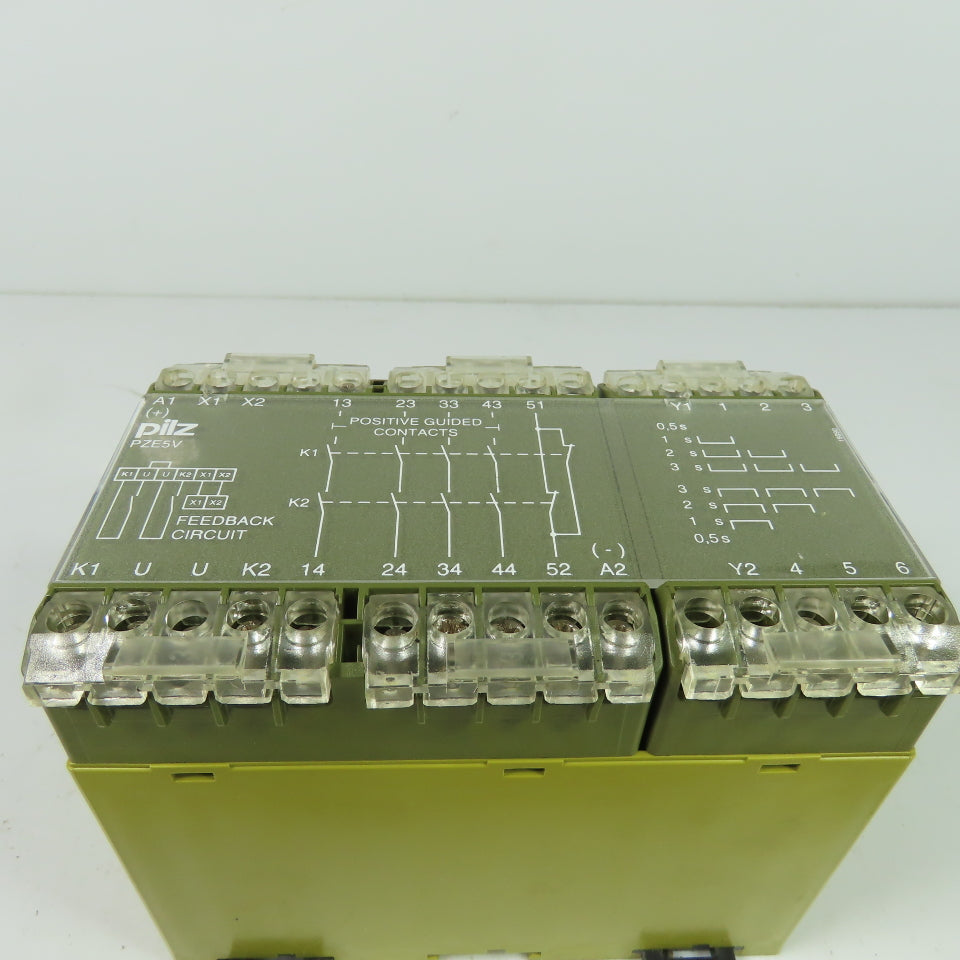 PILZ PZE5V-3S Safety Relay 120VAC 5VA 3.5W