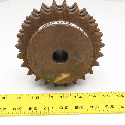 Martian E60B24H ANSI #60 Roller Chain 3 Strand 60-3 Sprocket 1" Bore