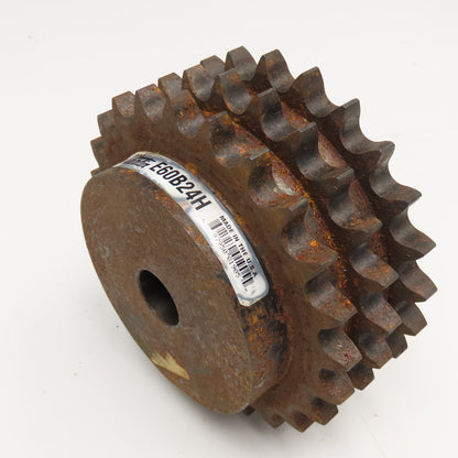 Martian E60B24H ANSI #60 Roller Chain 3 Strand 60-3 Sprocket 1" Bore