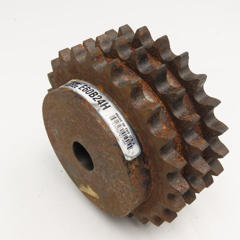 Martian E60B24H ANSI #60 Roller Chain 3 Strand 60-3 Sprocket 1" Bore