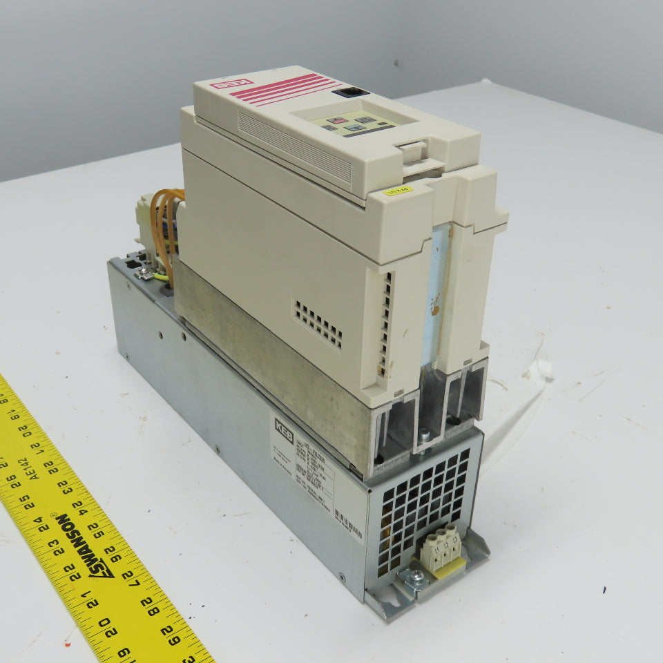 KEB 12F5CBB-YM00 Inverter Drive 3Ph 400V 13.3A In 6.6KVA Out W/KEB 13E5T60-M071