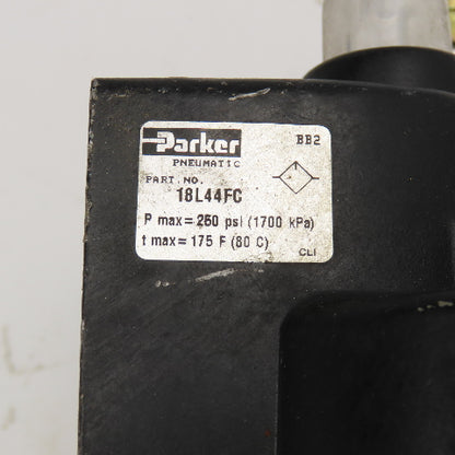 Parker 18L44FC 3/4" NPT Compressed Air Mist Lubricator 250PSI
