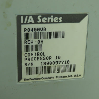 Foxboro P0400VR Rev-0H I/A Series Control Processor 10