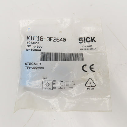 SICK VTE18-3F2640 10-30V Photoelectric Sensor