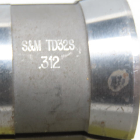 S & M TD32S Precision Smooth Collet .093XP .312 Lot of 2