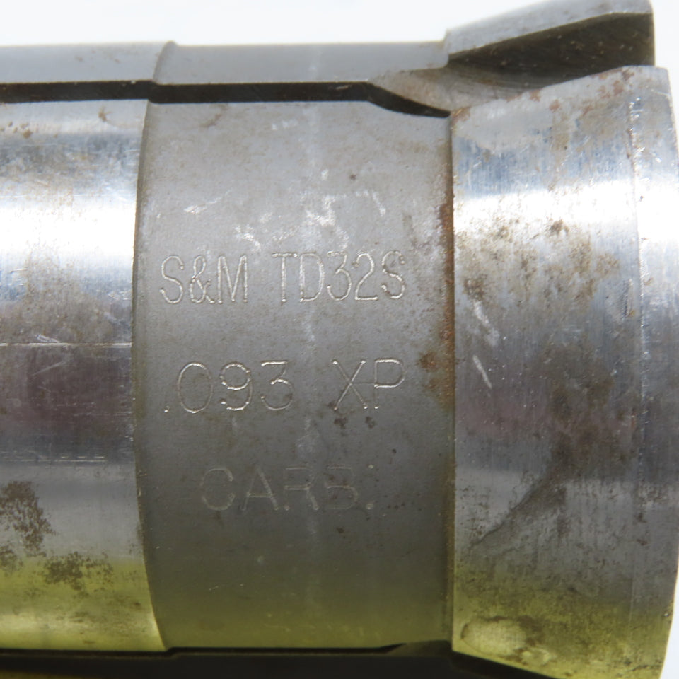 S & M TD32S Precision Smooth Collet .093XP .312 Lot of 2