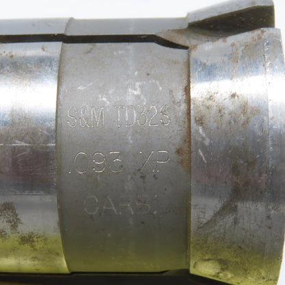 S & M TD32S Precision Smooth Collet .093XP .312 Lot of 2