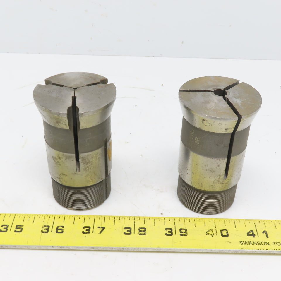 S & M TD32S Precision Smooth Collet .093XP .312 Lot of 2