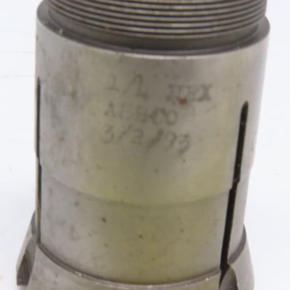 S & M TD32S Extra Precision Carbide Sleeve Hex Collet 1/4"