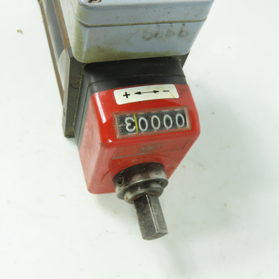 Siko D-79195 DA09S-0299 Digit Position Indicator Counter W/ Electric Motor