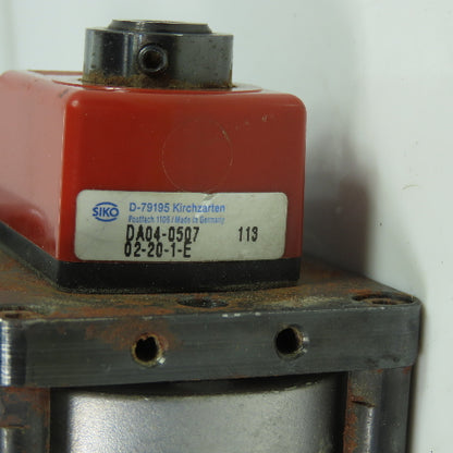 Siko D-79195 DA04-0507 Digit Position Indicator Counter W/ Electric Motor