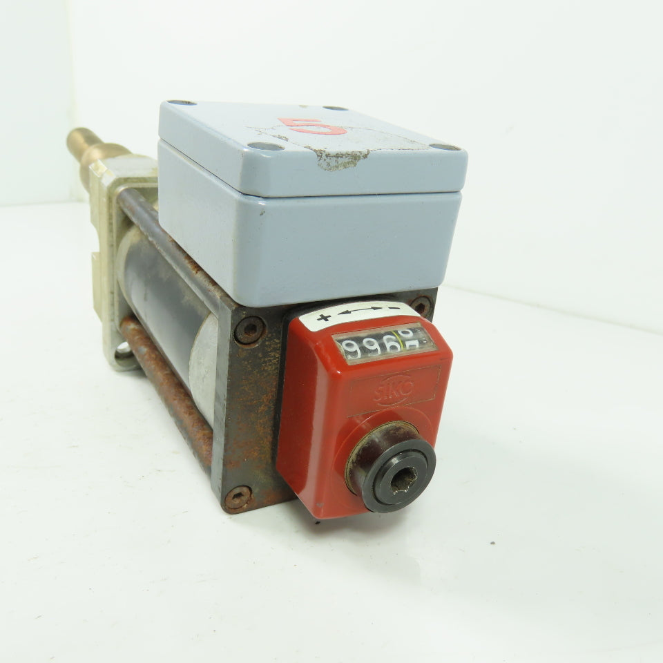 Siko D-79195 DA04-0507 Digit Position Indicator Counter W/ Electric Motor