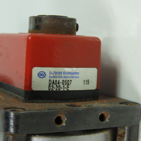 Siko D-79195 DA04-0507 Digit Position Indicator Counter W/ Electric Motor