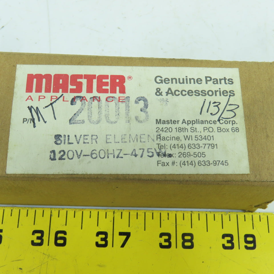 Master 20013 Silver Element 120V 60HZ 475W