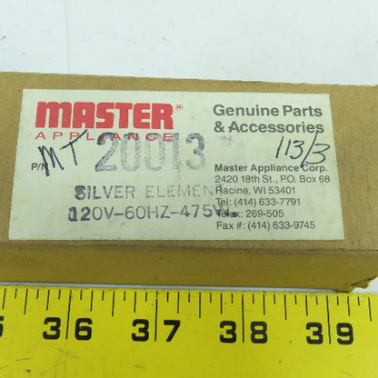 Master 20013 Silver Element 120V 60HZ 475W