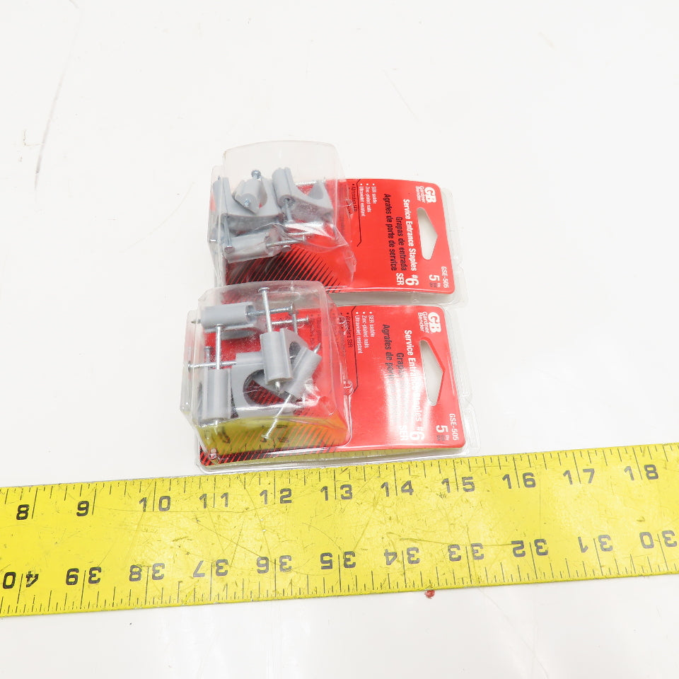 Gardner Bender GSE-505 #6 Service Entrance Staples 2 Packs of 5 Each