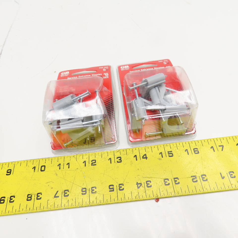 Gardner Bender GSE-505 #6 Service Entrance Staples 2 Packs of 5 Each