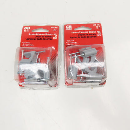 Gardner Bender GSE-505 #6 Service Entrance Staples 2 Packs of 5 Each