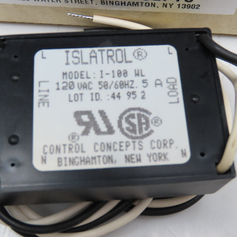 Control Concepts I-100WL Islatrol 120V 50/60Hz Surge Suppressor