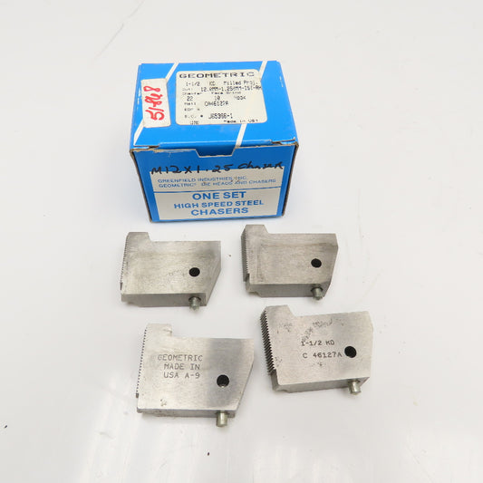Greenfield Geometric 12.0mm-1.250mm Right Hand Thread Chaser Die Set Of 4