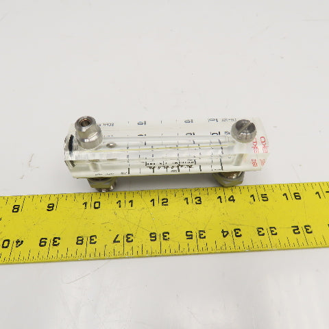 Kytola OY LH-7GL Flow Meter 0-40 GPH Water 0-100SCFH Air 3/4-20 UNEF