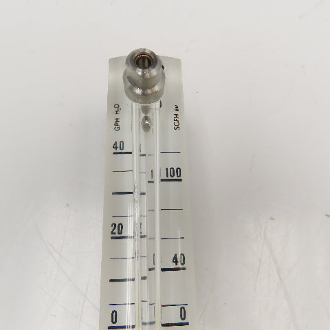 Kytola OY LH-7GL Flow Meter 0-40 GPH Water 0-100SCFH Air 3/4-20 UNEF