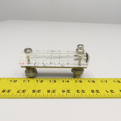 Kytola OY LH-7GL Flow Meter 0-40 GPH Water 0-100SCFH Air 3/4-20 UNEF