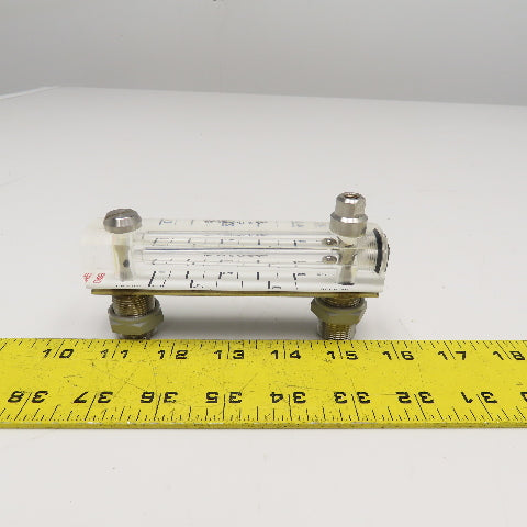 Kytola OY LH-7GL Flow Meter 0-40 GPH Water 0-100SCFH Air 3/4-20 UNEF