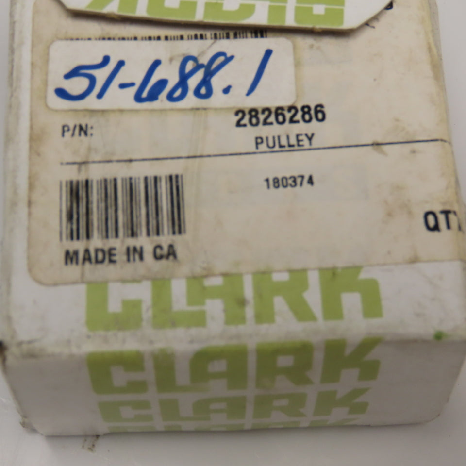 Clark 2826286 Timing Belt Pulley OEM NOS