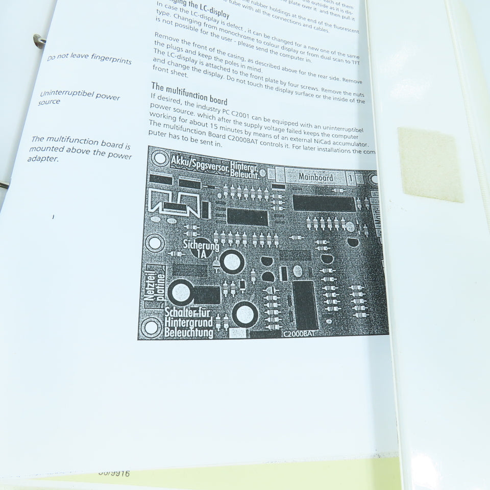 IMA Advantage 5620 Edgebander Electrical Documentation