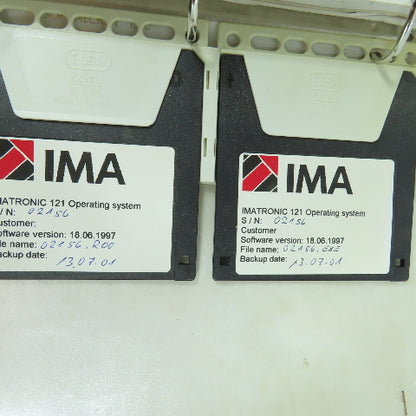 IMA Advantage 5620 Edgebander Electrical Documentation W/ 3 Floppy Discs