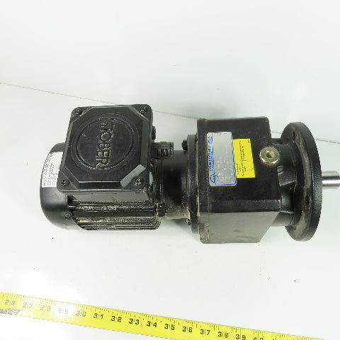 Stober C102F0700D71K4 70.7:1 Ratio Gear Motor 19.5RPM Output 220-480V 3Ph 0.25KW