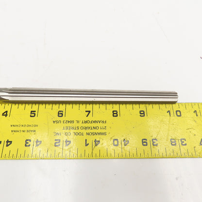 Union Butterfield #9 Straight Flute Tapered Pin Reamer 9/16 Shank 8-5/16" OAL