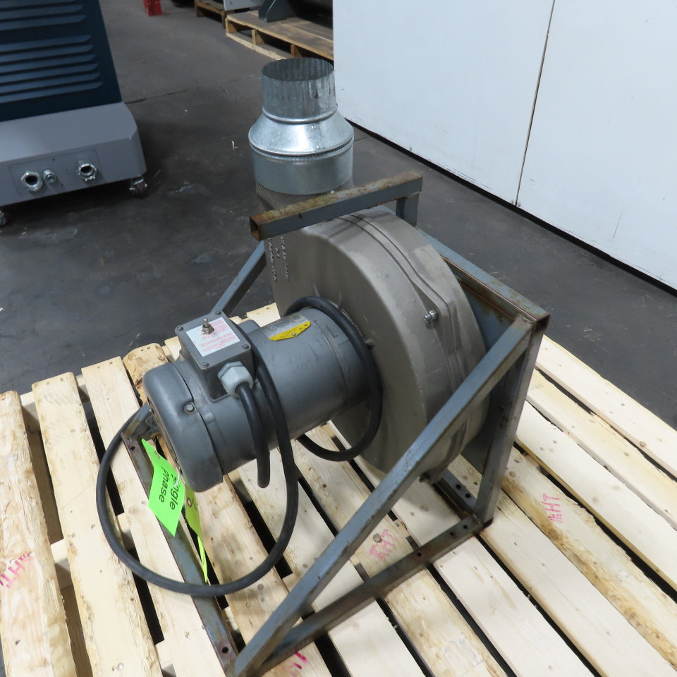 Monoxivent DSP TL 1Hp 110/230V 1Ph Radial Direct Drive Pressure Blower 4" Intake